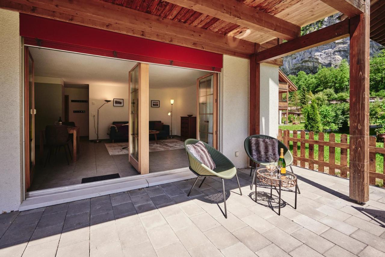 Apartment Truemmelbach, Comfortabl & Cozy, Private Terrace With Best Views Lauterbrunnen Esterno foto