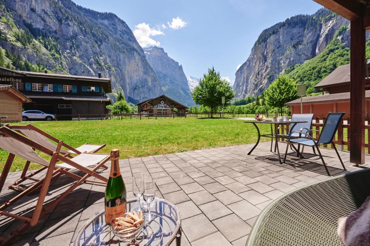Apartment Truemmelbach, Comfortabl & Cozy, Private Terrace With Best Views Lauterbrunnen Esterno foto