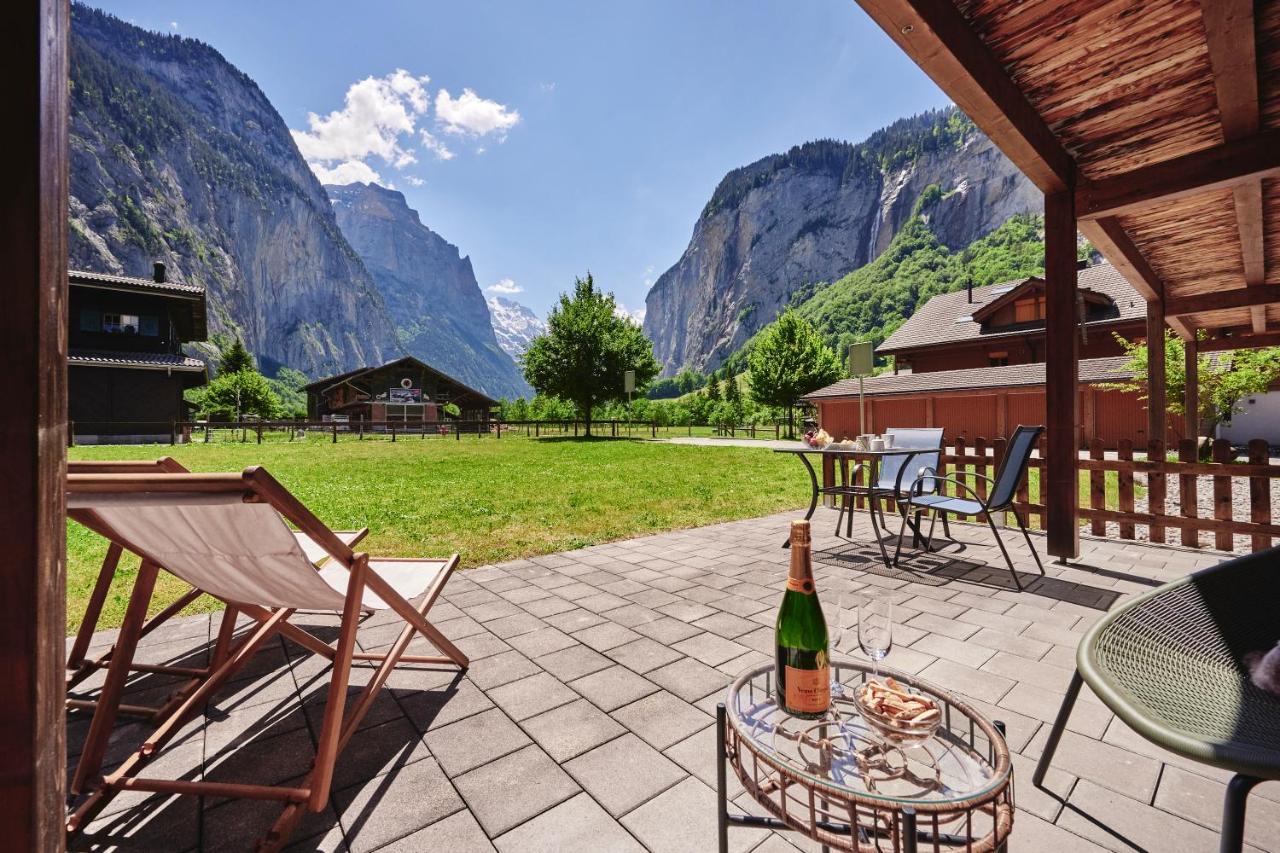 Apartment Truemmelbach, Comfortabl & Cozy, Private Terrace With Best Views Lauterbrunnen Esterno foto