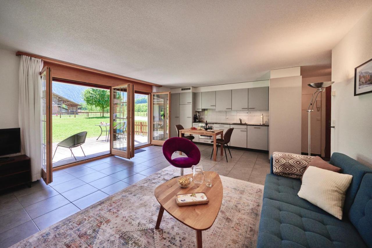 Apartment Truemmelbach, Comfortabl & Cozy, Private Terrace With Best Views Lauterbrunnen Esterno foto